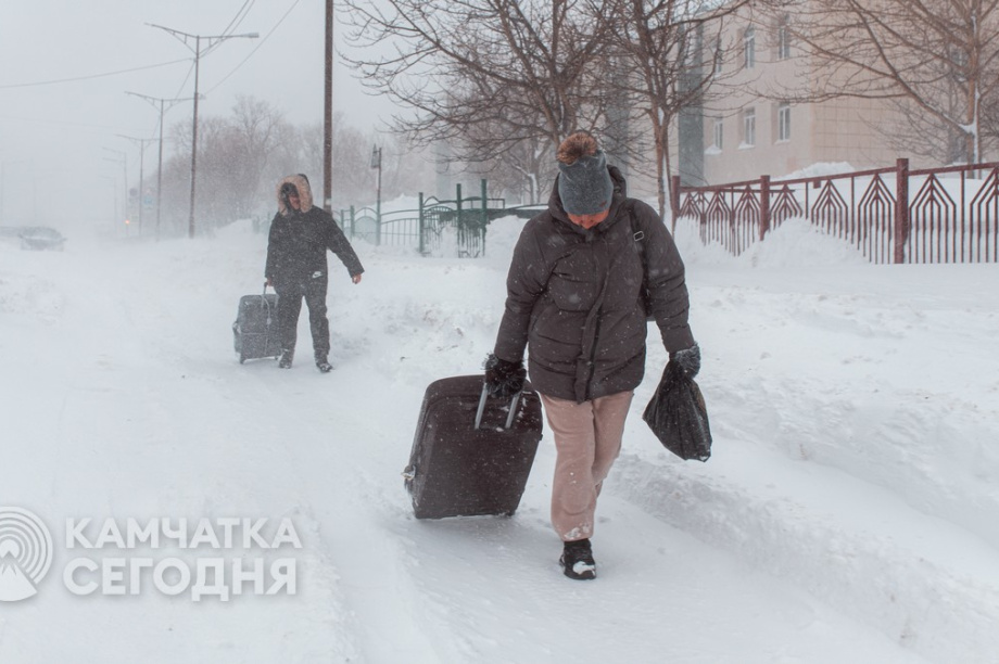 Белая стихия Камчатки (фоторепортаж). Фото: ИА «Камчатка». Фотография 29