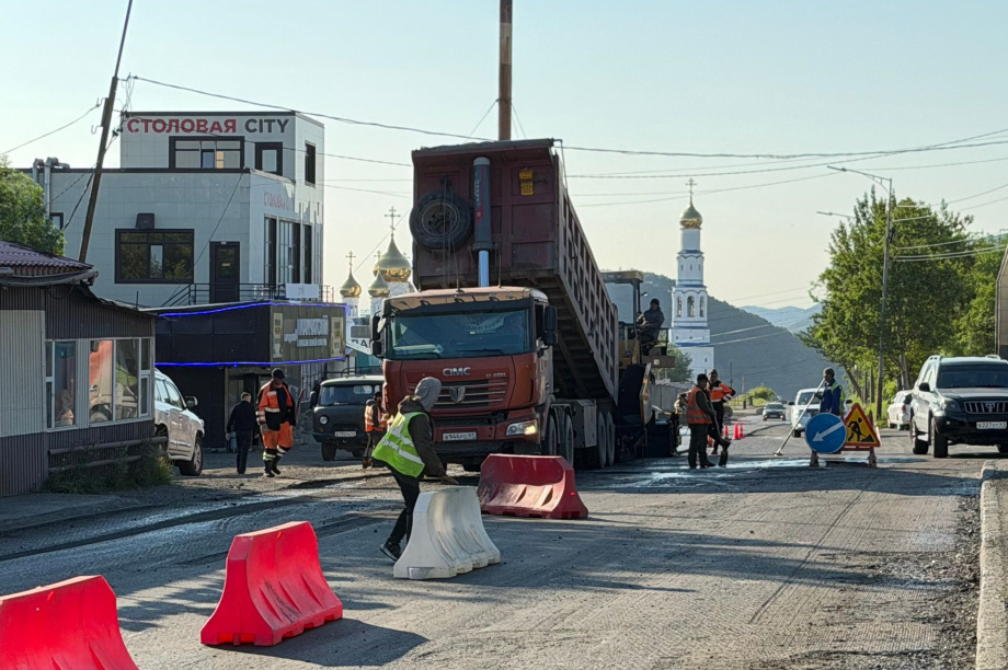 Ремонт трёх дорожных участков в Петропавловске-Камчатском  близится к финалу. Фото: администрация ПКГО