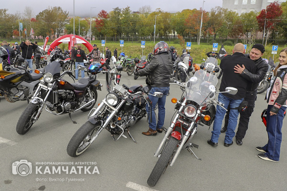 Камчатские байкеры завершили мотосезон 2024 года (фоторепортаж). Фото: ИА «Камчатка» . Фотография 51