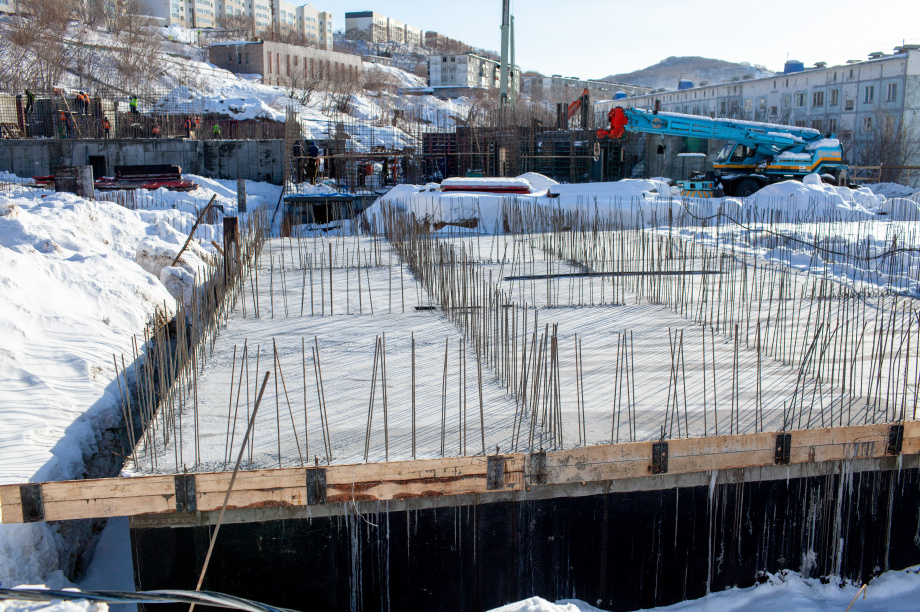 В Вилючинске с опережением графика строят детский сад на 260 мест. Фото: kamgov.ru. Фотография 2