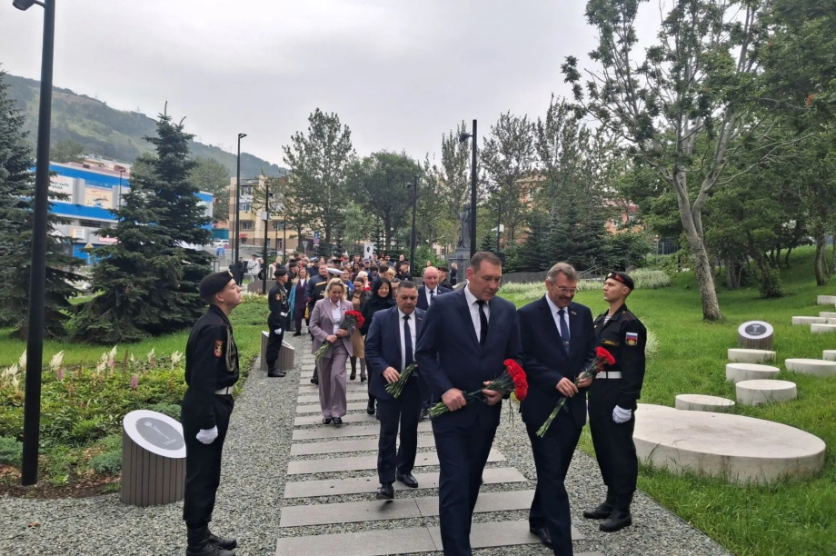 В Петропавловске-Камчатском отметили 172-ю годовщину героической обороны порта. Фото: администрация Петропавловска-Камчатского. Фотография 17