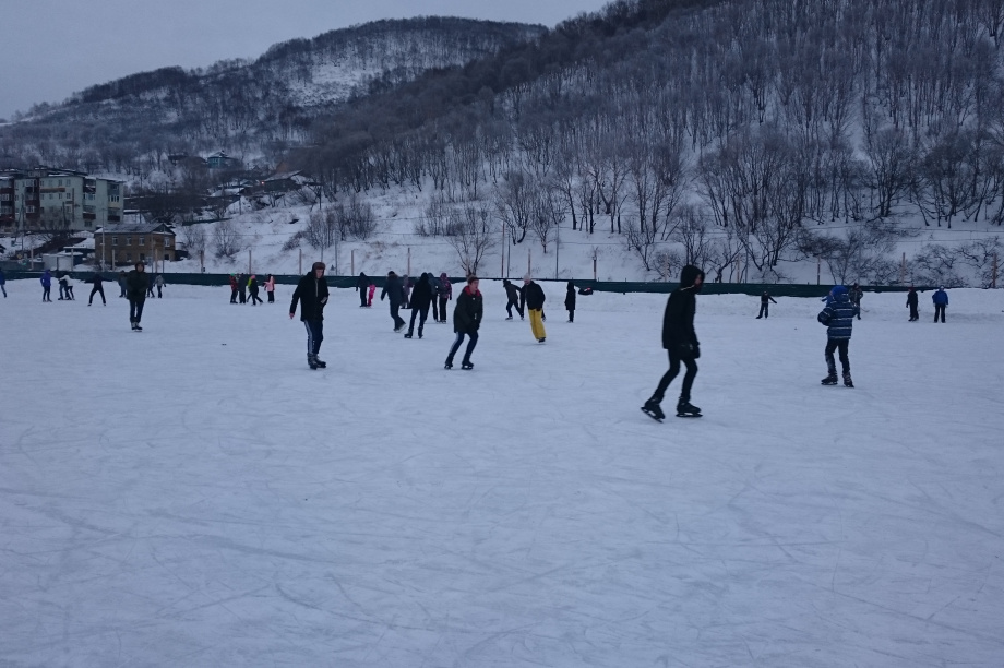 Ледовые катки в столице Камчатки планируют открыть в начале декабря. Фото: Олеся Сурина