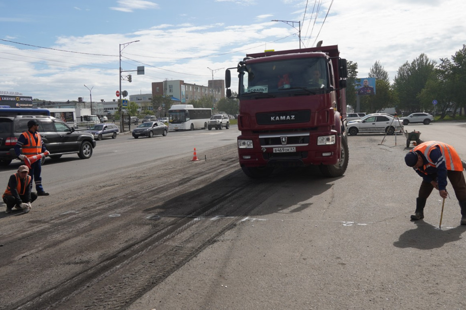 Дорогу в сторону 10 км в Петропавловске-Камчатском готовят к укладке асфальта. Фото: администрация ПКГО. Фотография 1