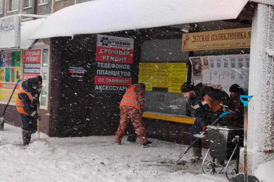 Дороги на Камчатке очищают от снега. Фото: администрация Петропавловск-Камчатского городского округа