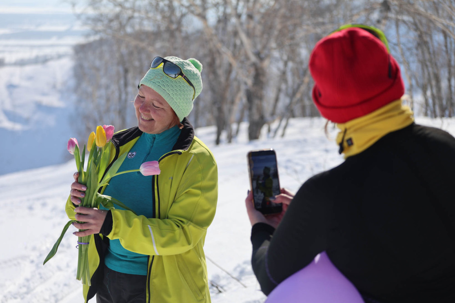 Лыжный поход в честь 8 Марта от турклуба «Медведь». Фото: «Камчатка Сегодня» \ Игорь Сафончик. Фотография 25