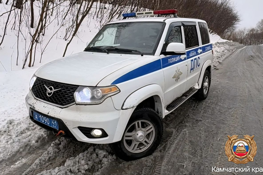 Дорожная полиция Камчатки усиливает патрули из-за непогоды. Фото: Госавтоинспекция Камчатского края