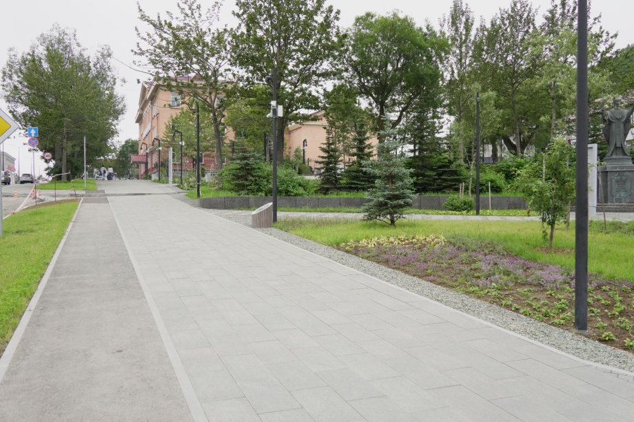 Центр Петропавловска- Камчатского становится пешеходным. Фоторепортаж.. . Фотография 1