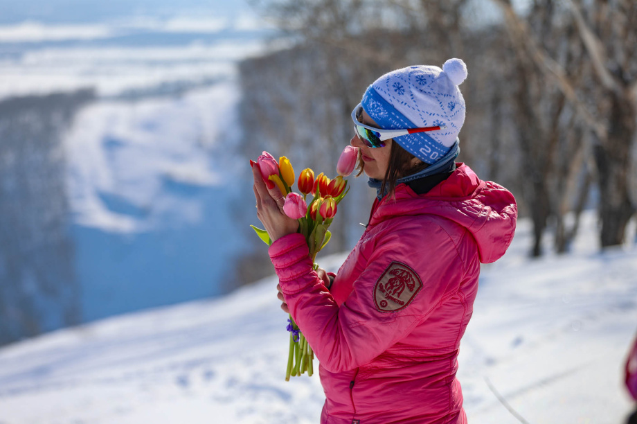 Лыжный поход в честь 8 Марта от турклуба «Медведь». Фото: «Камчатка Сегодня» \ Игорь Сафончик. Фотография 22