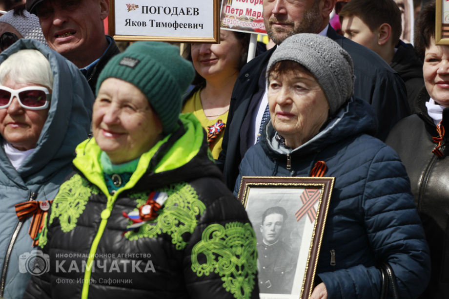 «Бессмертный полк» прошел по Петропавловску-Камчатскому. Фото: ИА "Камчатка". Фотография 34