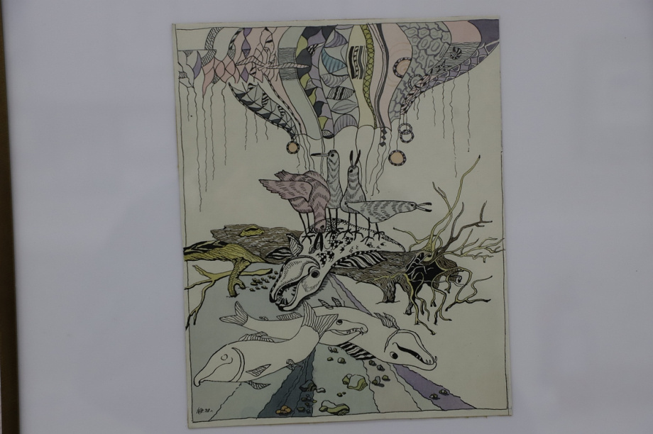 Персональная выставка Камчатского художника Юрия Захарова. Фоторепортаж. Фото: Виктор Гуменюк\ИА "Камчатка". Фотография 3