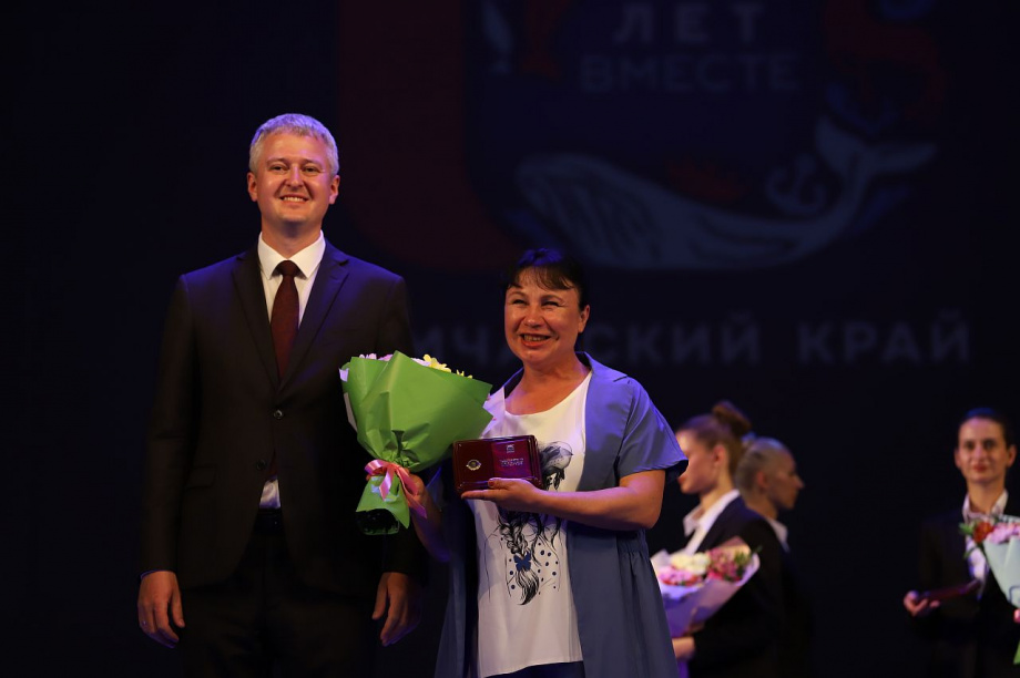 Церемония вручения государственных наград и наград Камчатского края. Фоторепортаж. Фото: Виктор Гуменюк. Фотография 26