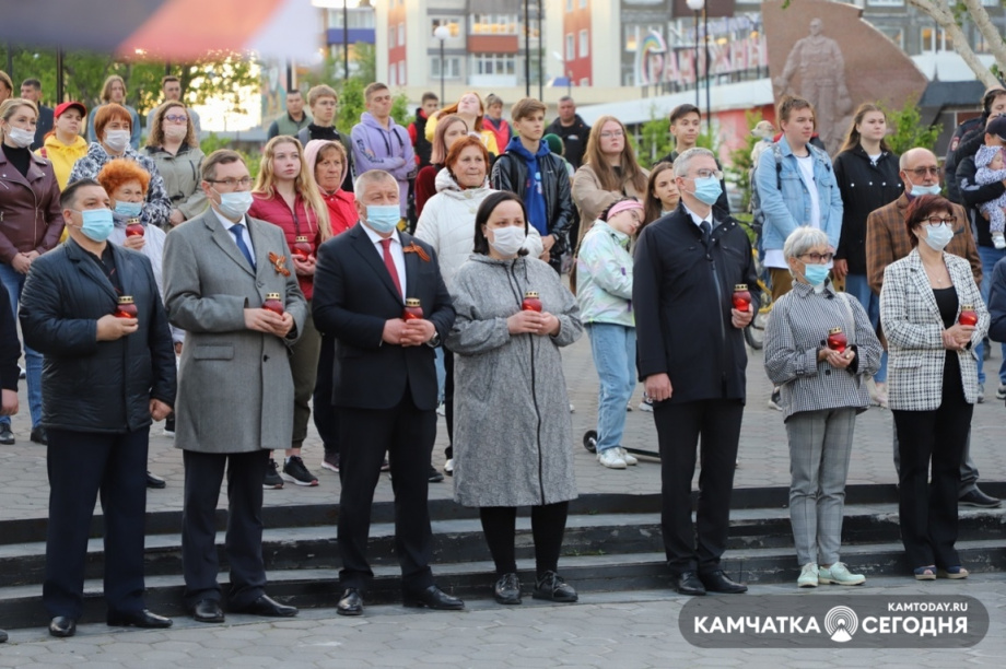 Всероссийская минута молчания. Фото: Виктор Гуменюк / информационное агентство "Камчатка". Фотография 16