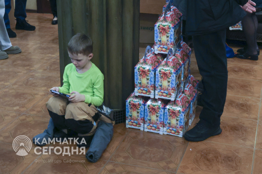 Пятьсот детей побывали на Губернаторской ёлке на Камчатке. Фото: ИА «Камчатка»/Игорь Сафончик. Фотография 88
