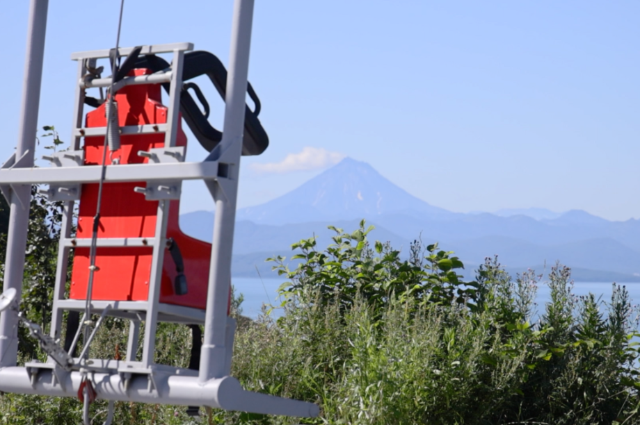 Самые высокие качели в России открылись на Камчатке. . Фотография 1