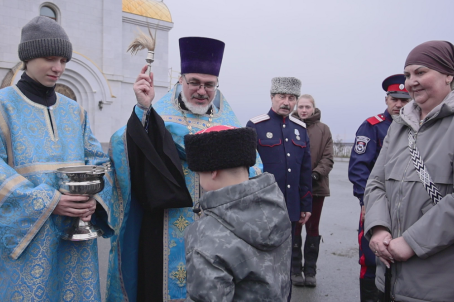 Юные казачата в Петропавловске-Камчатском впервые сели на коня. . Фотография 4