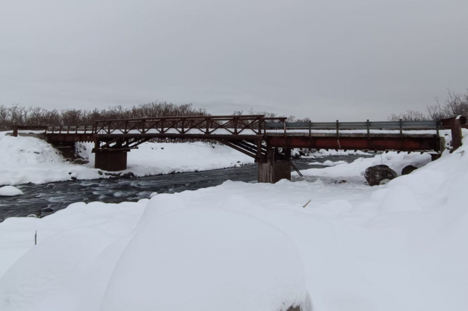 Восстановлен мост через реку Паужетка на Камчатке. Фото: kamgov.ru. Фотография 2