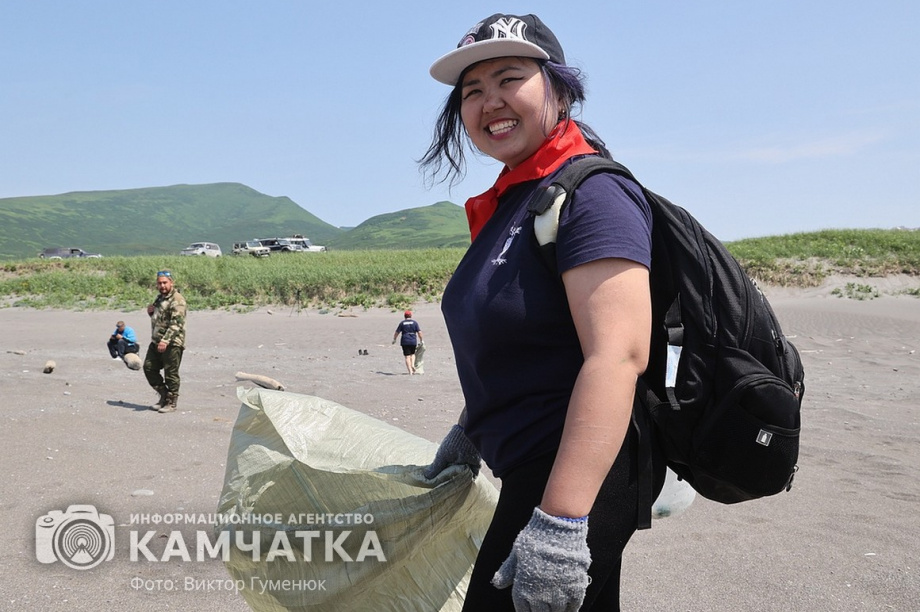 Заповедный берег юга Камчатки очистили от мусора. фото: Виктор Гуменюк. Фотография 23