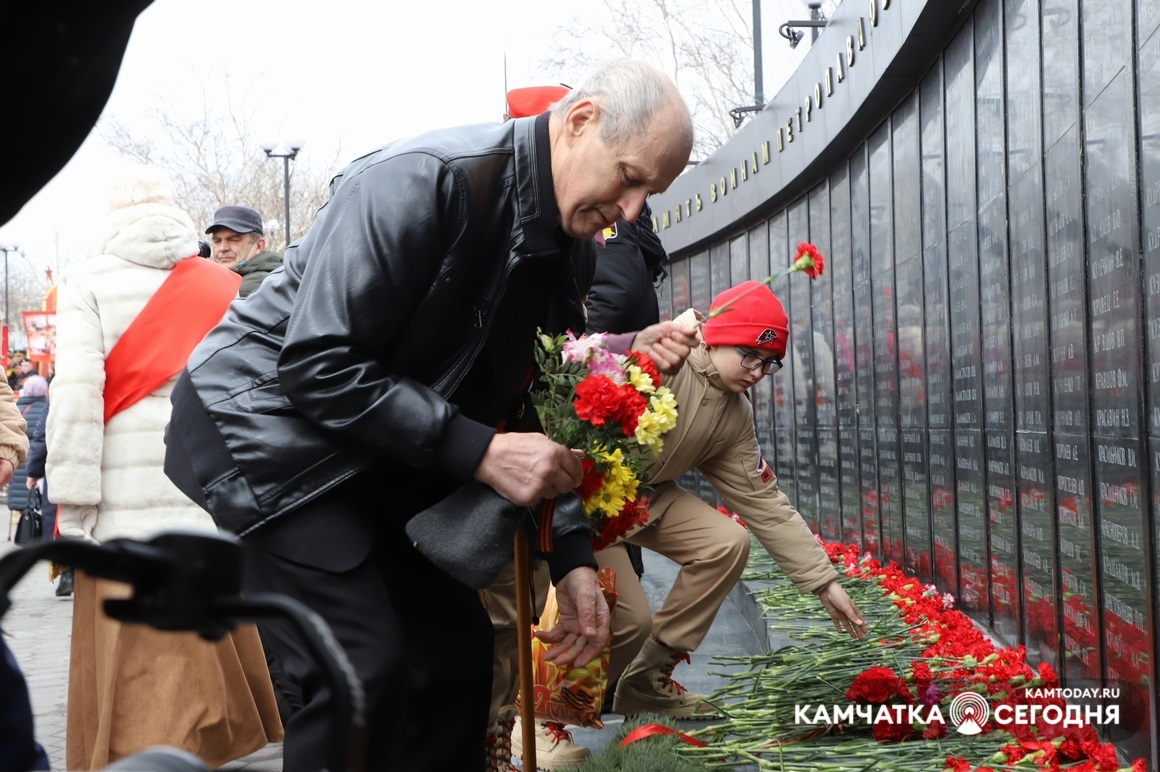 Памятные мероприятия в Парке Победы. Фото: Виктор Гуменюк. Фотография 84