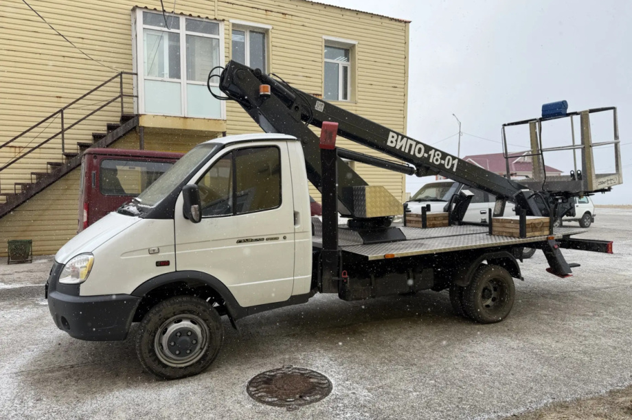 На остров Беринга привезли новую автовышку. kamgov.ru. Фотография 1
