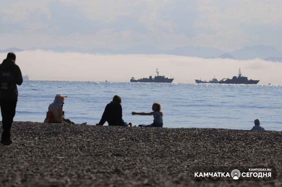 Авачинская бухта в преддверии Дня ВМФ. Фото: Виктор Гуменюк / информационное агентство "Камчатка". Фотография 13