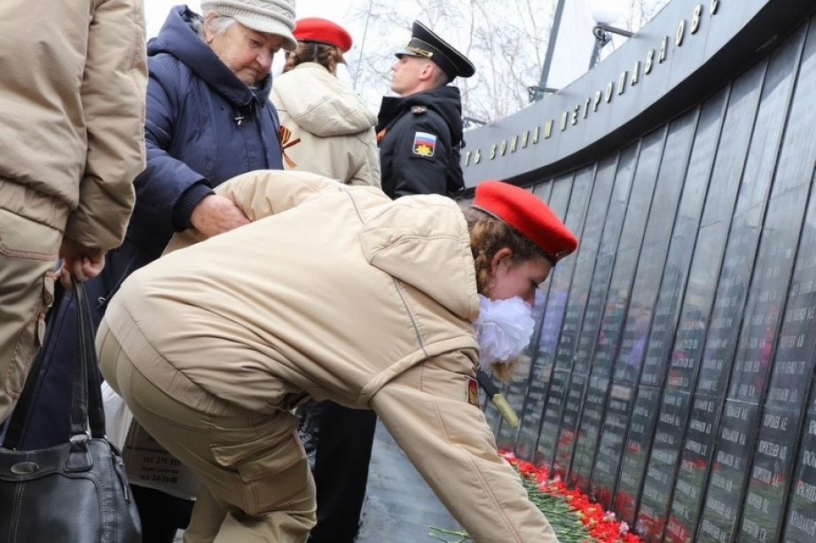 Памятные мероприятия в Парке Победы. Фото: Виктор Гуменюк. Фотография 83