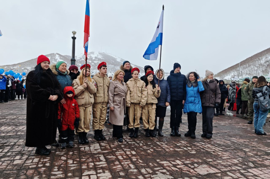В Петропавловске-Камчатском отметили годовщину Крымской весны (фоторепортаж). ИА Камчатка. Фотография 3