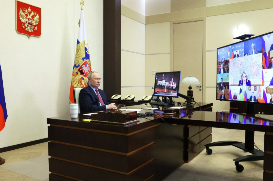 Развитие ключевых сфер обсудил Президент на заседании Правительства. Фото: пресс-служба Кремля