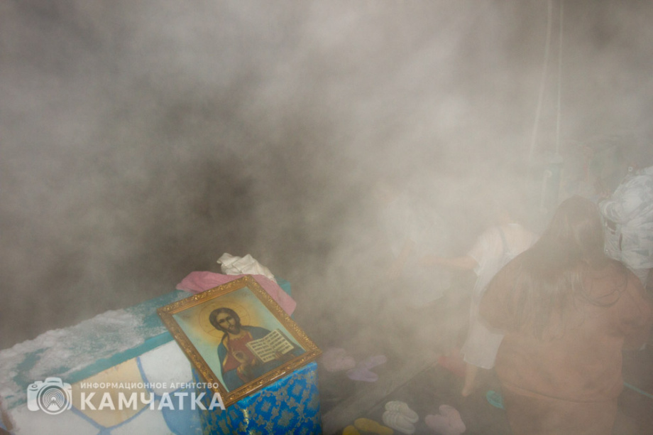 Крещенские купания состоялись в санатории «Жемчужина Камчатки». Фото: ИА «Камчатка»  . Фотография 43