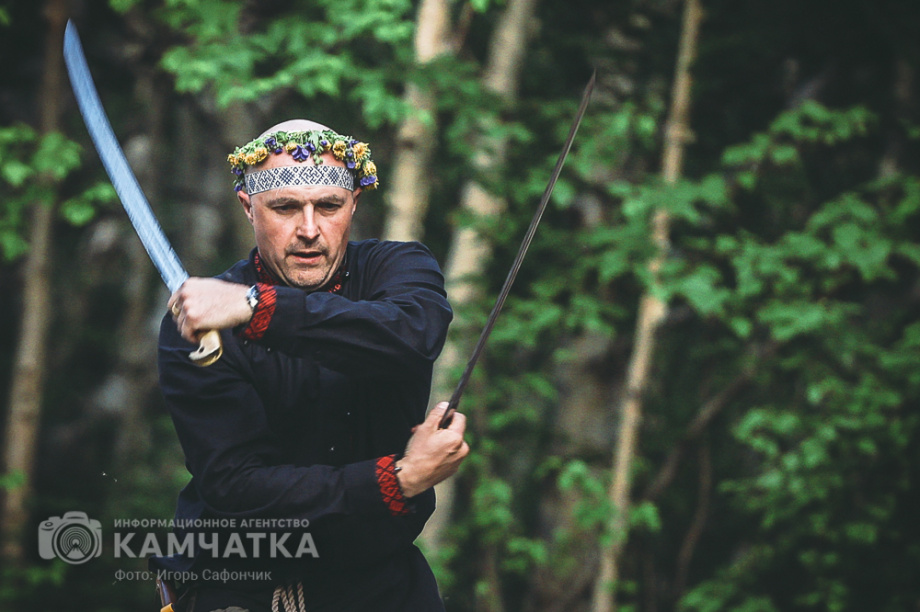 Иван Купала на Камчатке: славянский праздник на стойбище «Пимчах» (фоторепортаж). Фото: ИА «Камчатка» \ Игорь Сафончик. Фотография 43