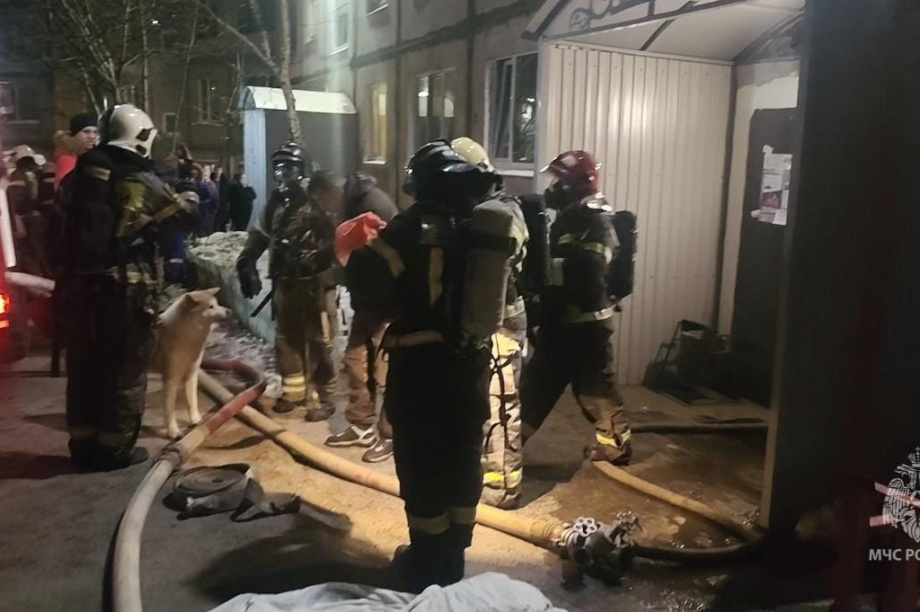 Обстоятельства пожара со сгоревшим мужчиной в столице Камчатки выясняет следком. Фото: ГУ МЧС России по Камчатскому краю