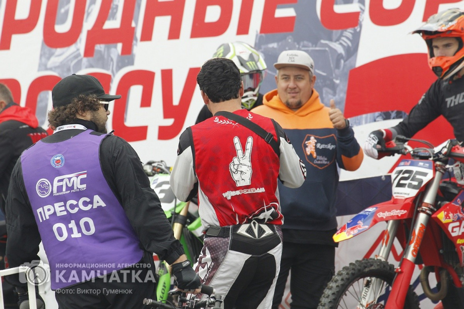 Сборная России победила на Кубке Содружества по мотокроссу на Камчатке. . Фотография 18
