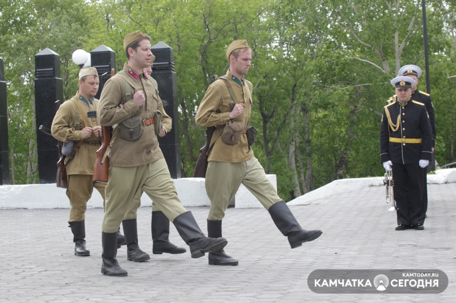 День памяти и скорби. Фото: Виктор Гуменюк / информационное агентство "Камчатка". Фотография 37