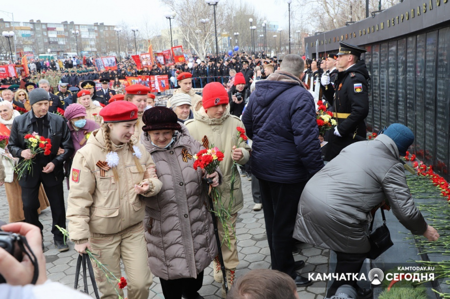 Памятные мероприятия в Парке Победы. Фото: Виктор Гуменюк. Фотография 81