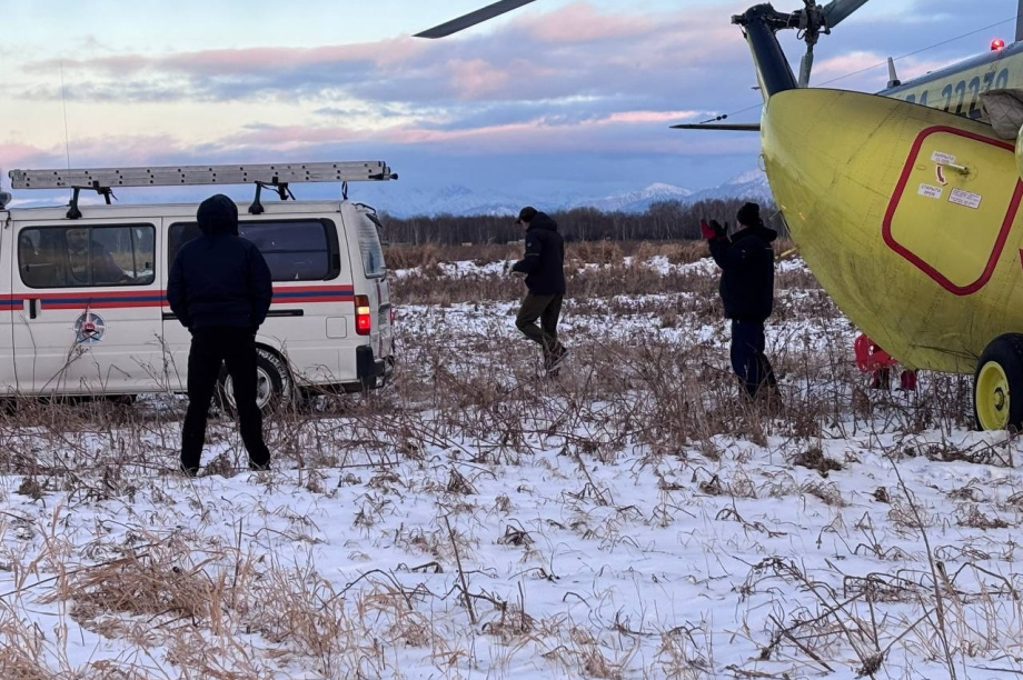 Операция по спасению пострадавшего под лавиной на Камчатке геолога завершена . Фото: ГУ МЧС России по Камчатскому краю