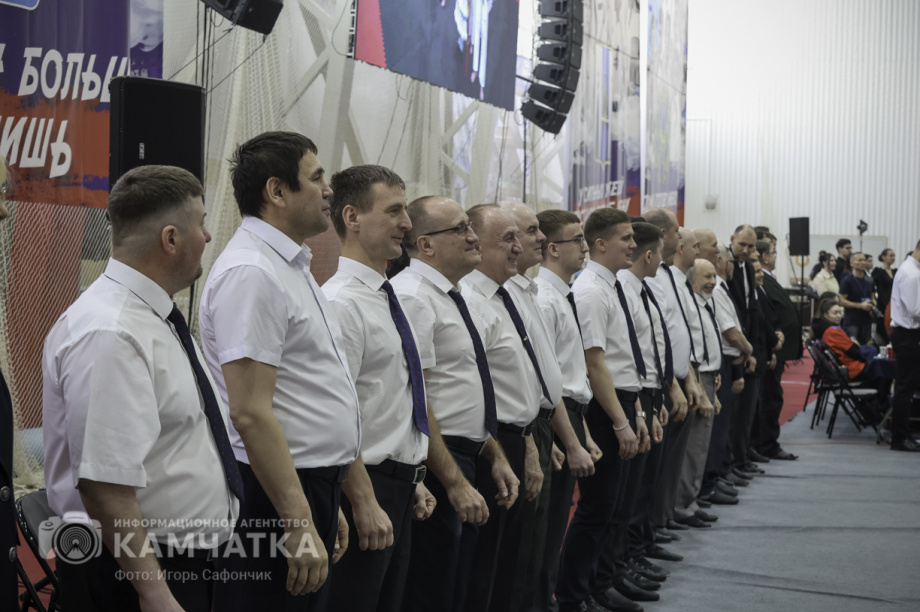 На Камчатке состоялся Чемпионат и первенство ДФО по каратэ-киокусинкай (фоторепортаж). Фото: «Камчатка Сегодня» \ Игорь Сафончик. Фотография 19