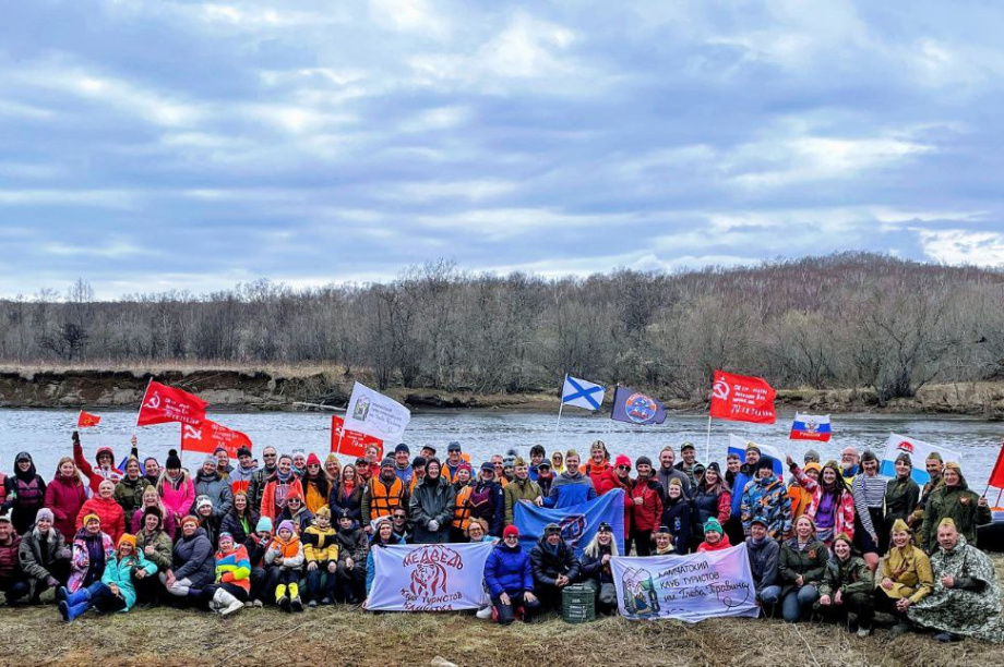 80-летие Великой Победы: «Сплав Победы» — дань памяти героям. Фото организаторов. Фотография 1