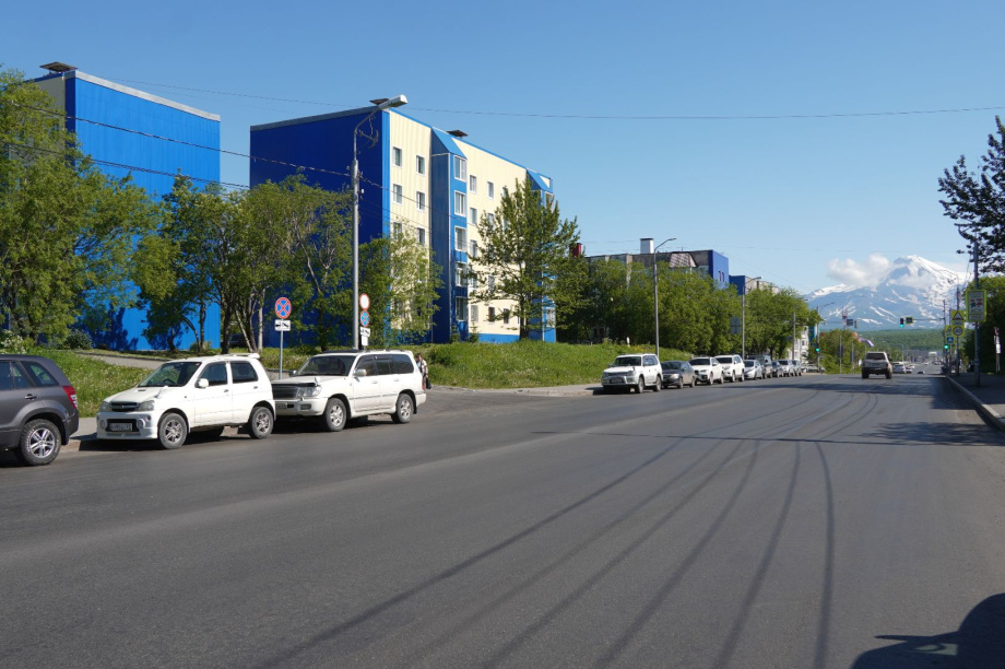 В Петропавловске-Камчатском завершился ремонт дороги на проспекте Рыбаков . Фото: администрация ПКГО. Фотография 4