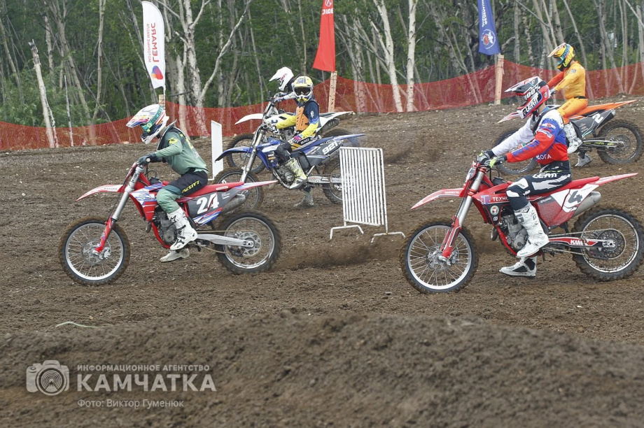 Сборная России победила на Кубке Содружества по мотокроссу на Камчатке. . Фотография 34