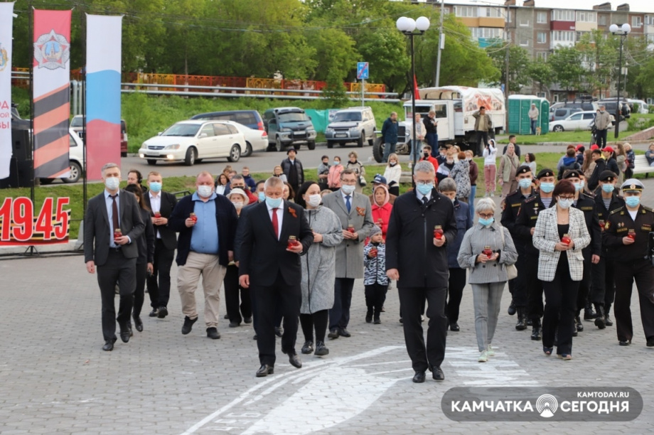 Всероссийская минута молчания. Фото: Виктор Гуменюк / информационное агентство "Камчатка". Фотография 4