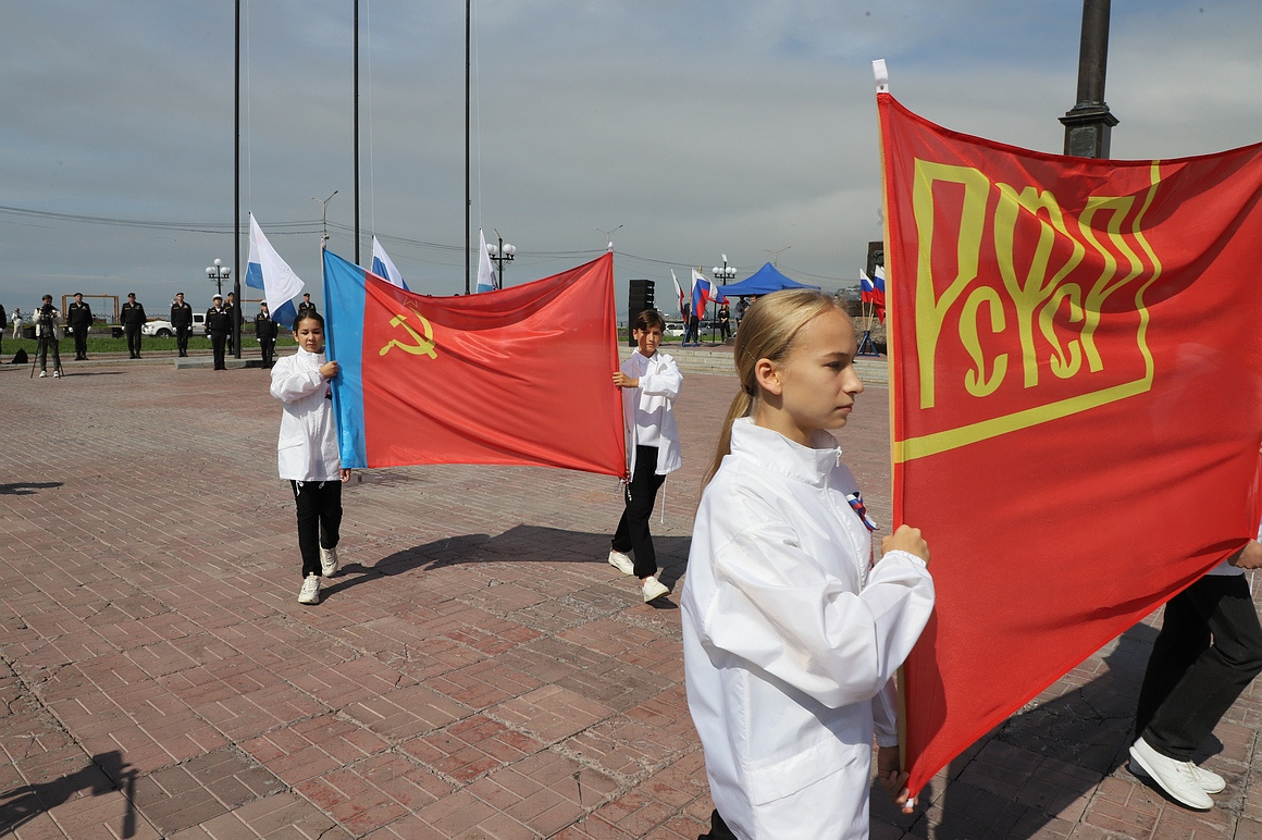 День флага отметили на Камчатке. Фоторепортаж. Фото: Виктор Гуменюк/ ИА "Камчатка". Фотография 34