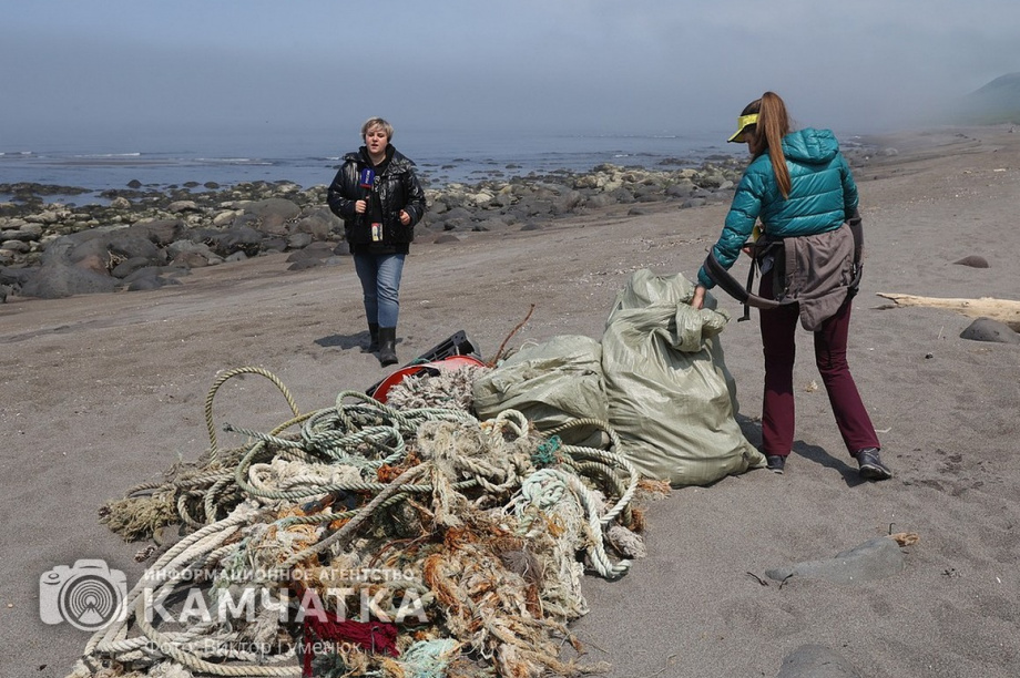 Заповедный берег юга Камчатки очистили от мусора. фото: Виктор Гуменюк. Фотография 16