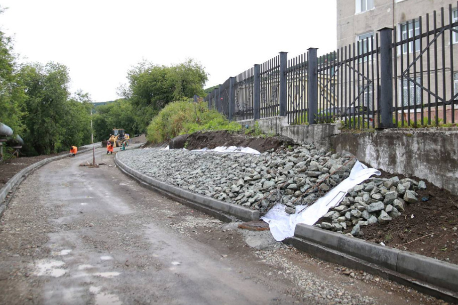 Ремонт дороги до краевой стоматологии закончат 1 сентября. Фото: Заксобрание Камчатского края. Фотография 2