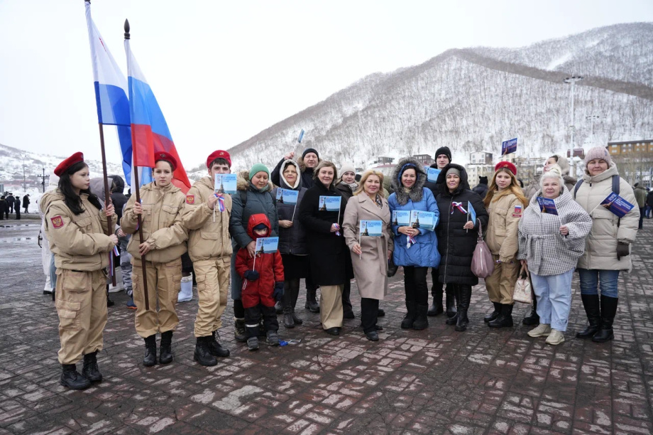 В Петропавловске-Камчатском отметили годовщину Крымской весны (фоторепортаж). ИА Камчатка. Фотография 14