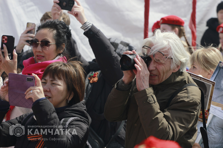 «Бессмертный полк» прошел по Петропавловску-Камчатскому. Фото: ИА "Камчатка". Фотография 42