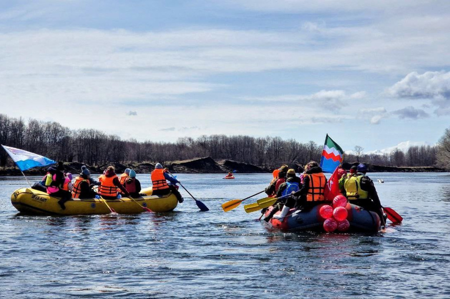 80-летие Великой Победы: «Сплав Победы» — дань памяти героям. Фото организаторов. Фотография 6