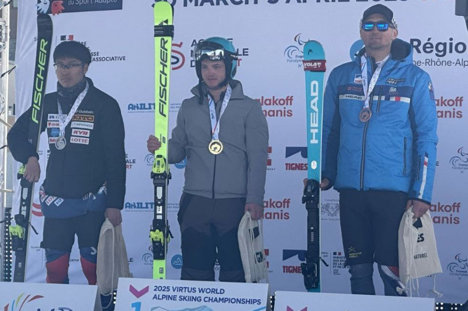 Горнолыжный триумф камчатских атлетов на чемпионате мира для людей с нарушениями интеллекта. Фото организаторов. Фотография 1