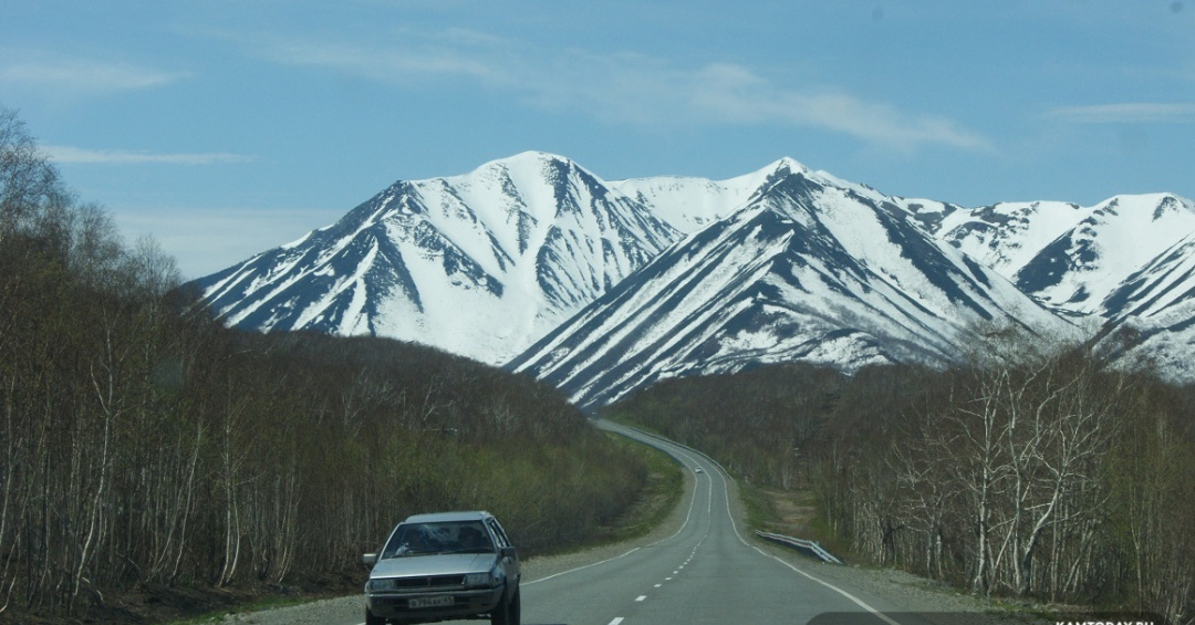 Такси елизово. Елизово Вилючинск дорога. Фото дорог силуэт Камчатка.