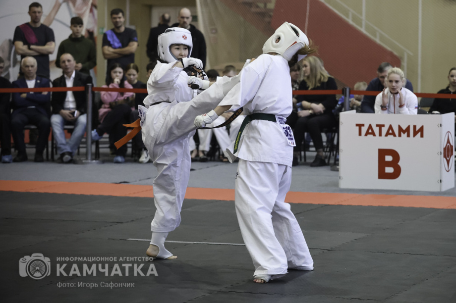На Камчатке состоялся Чемпионат и первенство ДФО по каратэ-киокусинкай (фоторепортаж). Фото: «Камчатка Сегодня» \ Игорь Сафончик. Фотография 53