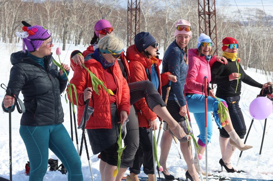 Лыжный поход в честь 8 Марта от турклуба «Медведь». Фото: «Камчатка Сегодня» \ Игорь Сафончик. Фотография 35