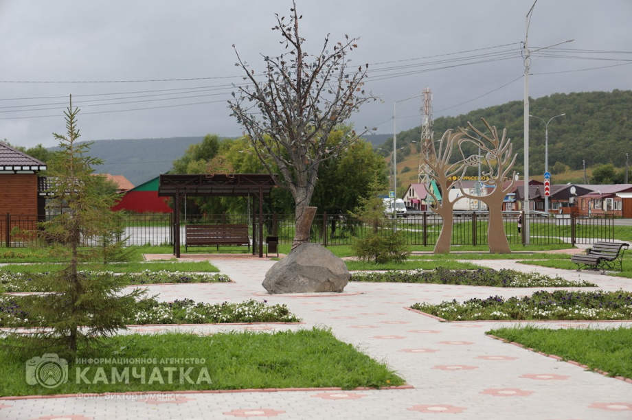 Памятник участникам СВО откроют в камчатском посёлке Сокоч. Фото: Виктор Гуменюк. Фотография 19